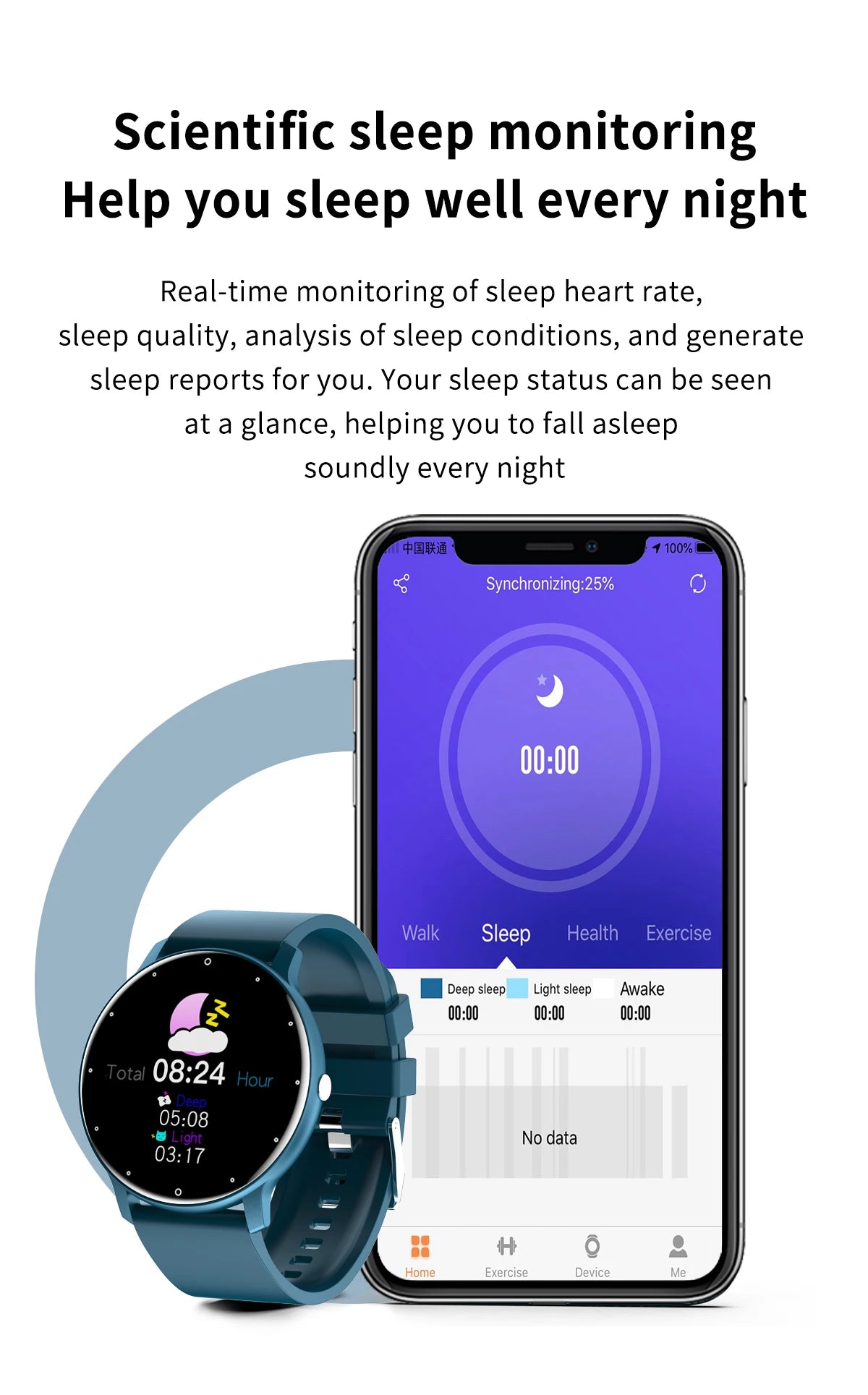 Fashion Smart Watch Full Touch Screen Fitness Tracker Bluetooth Smartwatch Waterproof for Men and Women Android and iOS