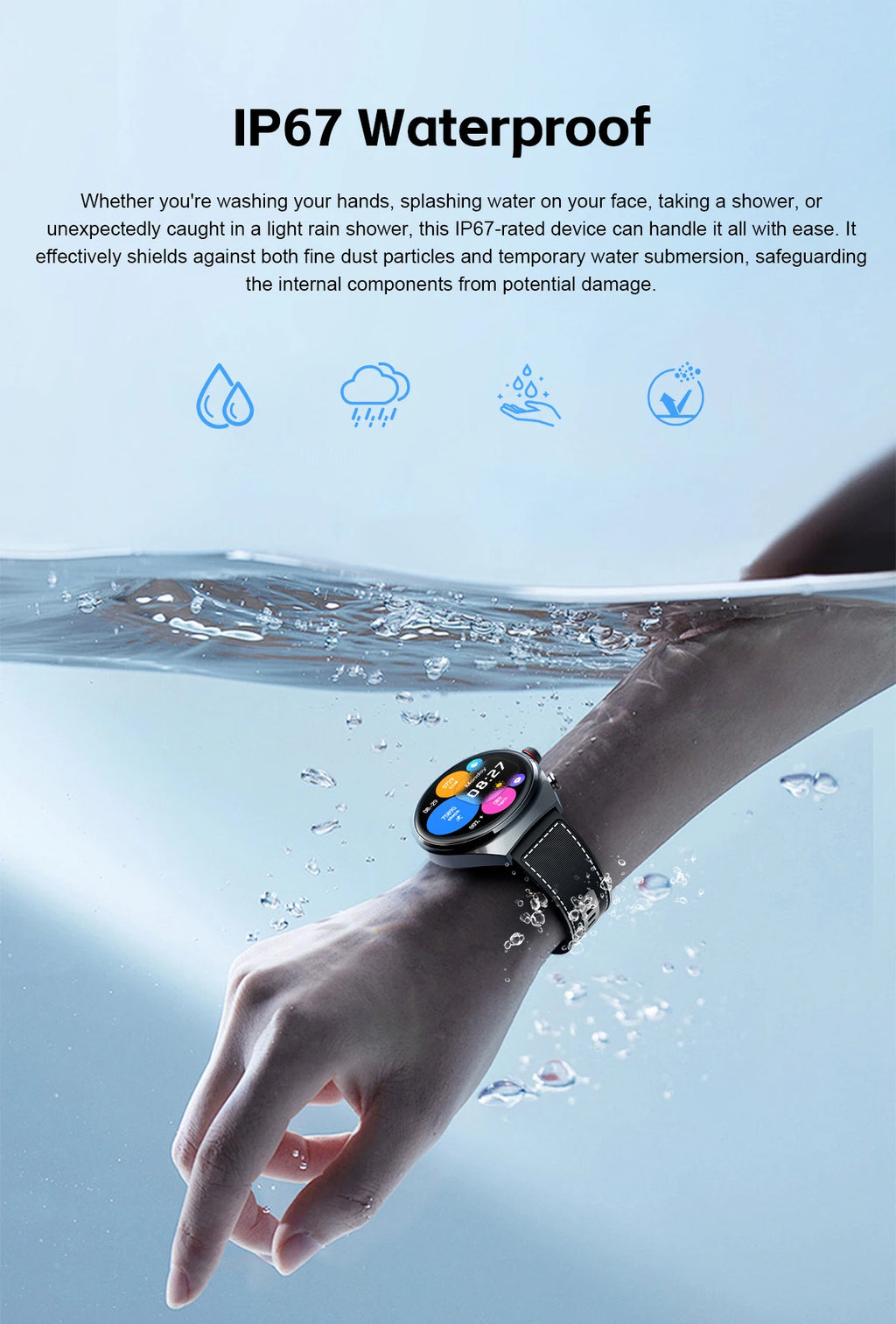 2 In 1 TWS Earphones Smart Watch Waterproof Wireless Bluetooth Headset Call Health Blood Pressure Sports Music Smartwatch
