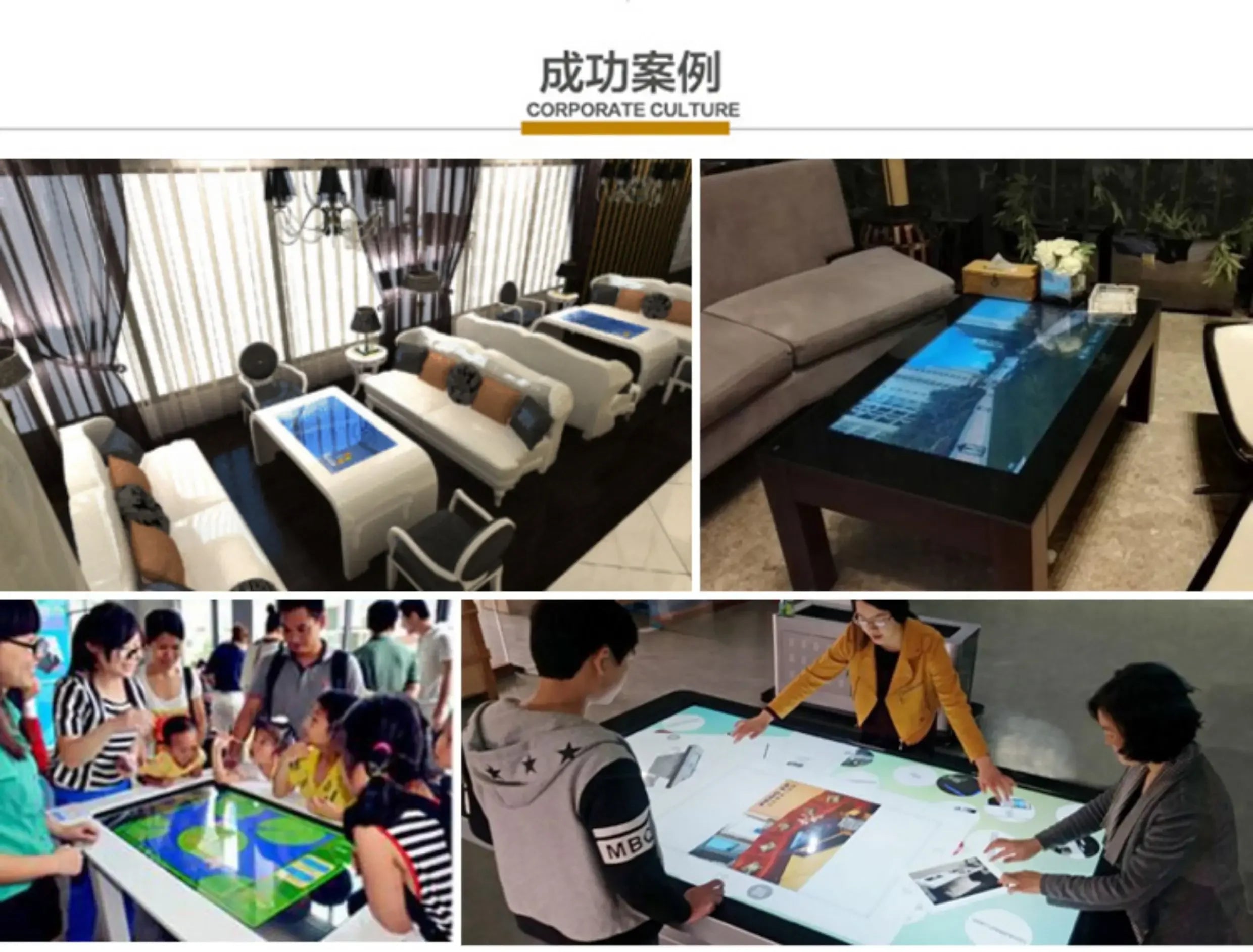 Smart Touch All in One Desktop Interactive Display Capacitive Multi Touch Screen Adjustable Height Digital Workstation