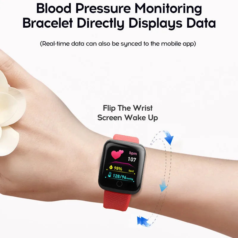 Touch Control Smart Fitness Watch Bluetooth Activity Tracker for Android and iOS