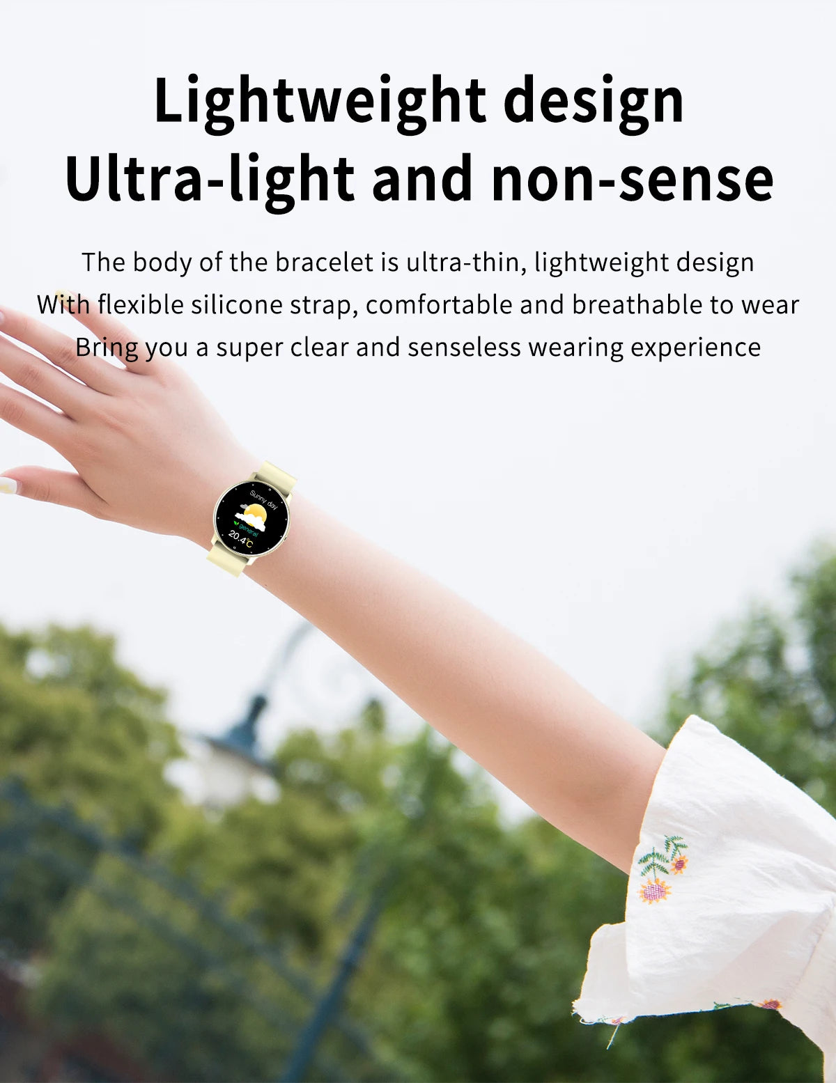 Fashion Smart Watch Full Touch Screen Fitness Tracker Bluetooth Smartwatch Waterproof for Men and Women Android and iOS