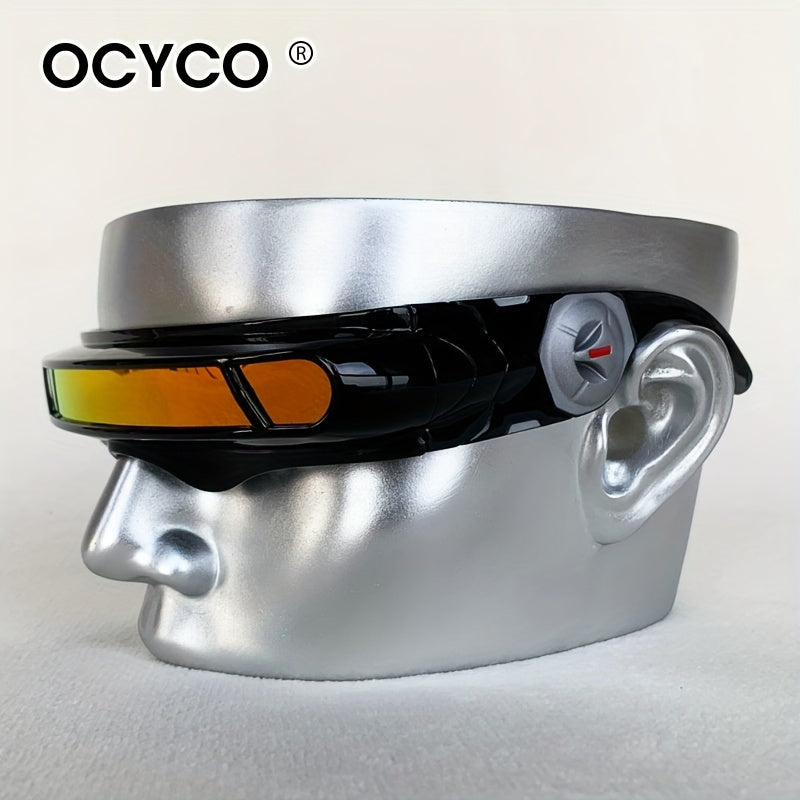 Retro-Futuristic Awesome CyberPunk Shades – Unisex Y2K Style Eyewear