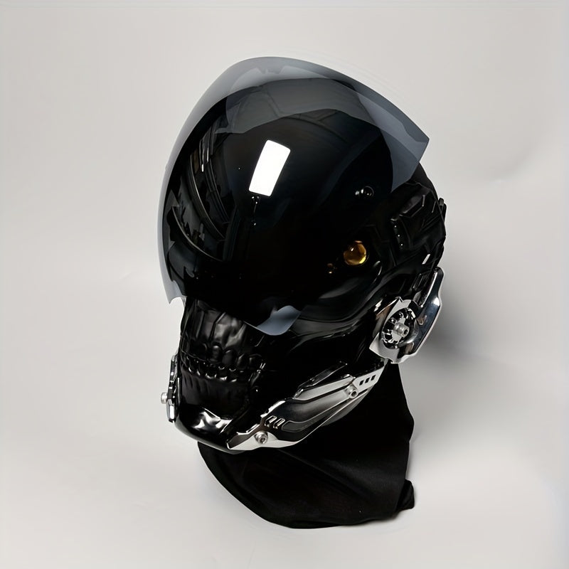 𝔻𝖊𝖆𝖙𝖍 𝖂𝖆𝖗𝖗𝖎𝖔𝖗 Cyberpunk Mask – Sci-Fi Mechanical Helmet