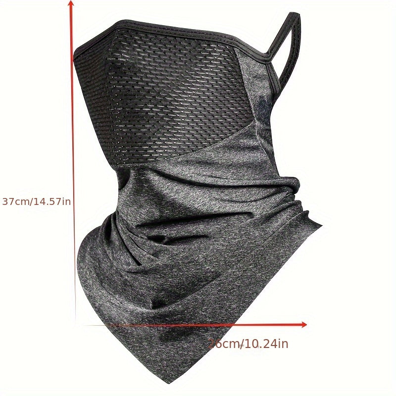 Phantom Rider Cooling Face Mask Shield – Adjustable Breathable Riding Mask