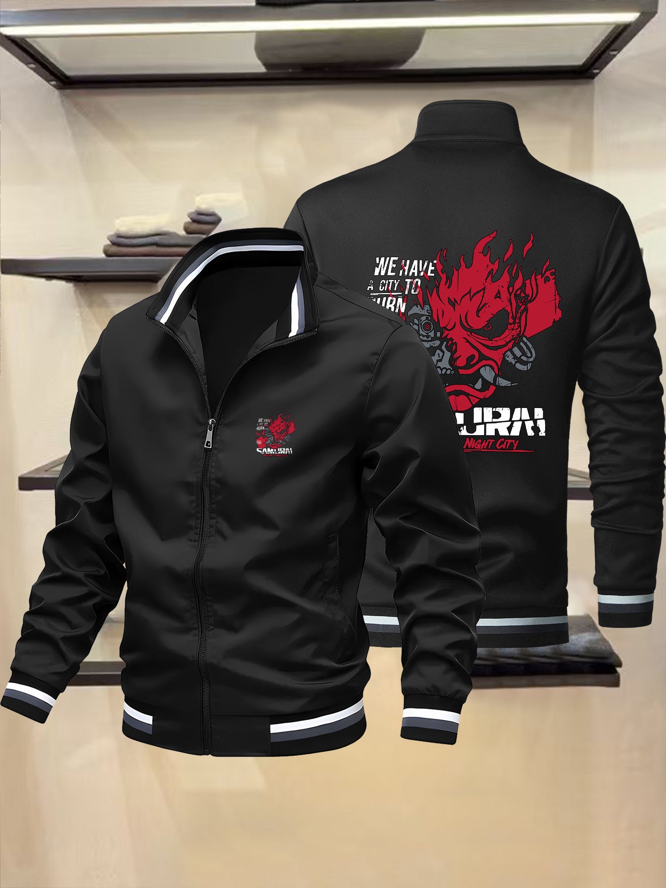 𝕮𝖞𝖇𝖊𝖗𝖕𝖚𝖓𝖐 𝕱𝖑𝖆𝖒𝖊 𝕾𝖙𝖞𝖑𝖊 𝕸𝖊𝖓’𝖘 𝕾𝖙𝖆𝖓𝖉 𝕮𝖔𝖑𝖑𝖆𝖗 𝕵𝖆𝖈𝖐𝖊𝖙 – 𝕷𝖎𝖌𝖍𝖙𝖜𝖊𝖎𝖌𝖍𝖙 𝕾𝖙𝖗𝖊𝖊𝖙 𝕺𝖚𝖙𝖊𝖗𝖜𝖊𝖆𝖗