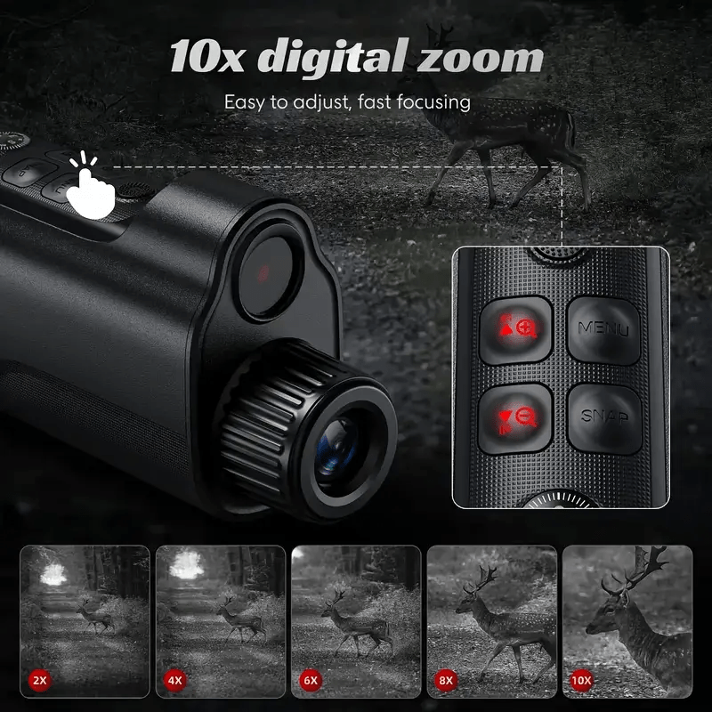 ShadowSight Digital Night Vision Goggles  Scanner – 10X Infrared Vision Explorer