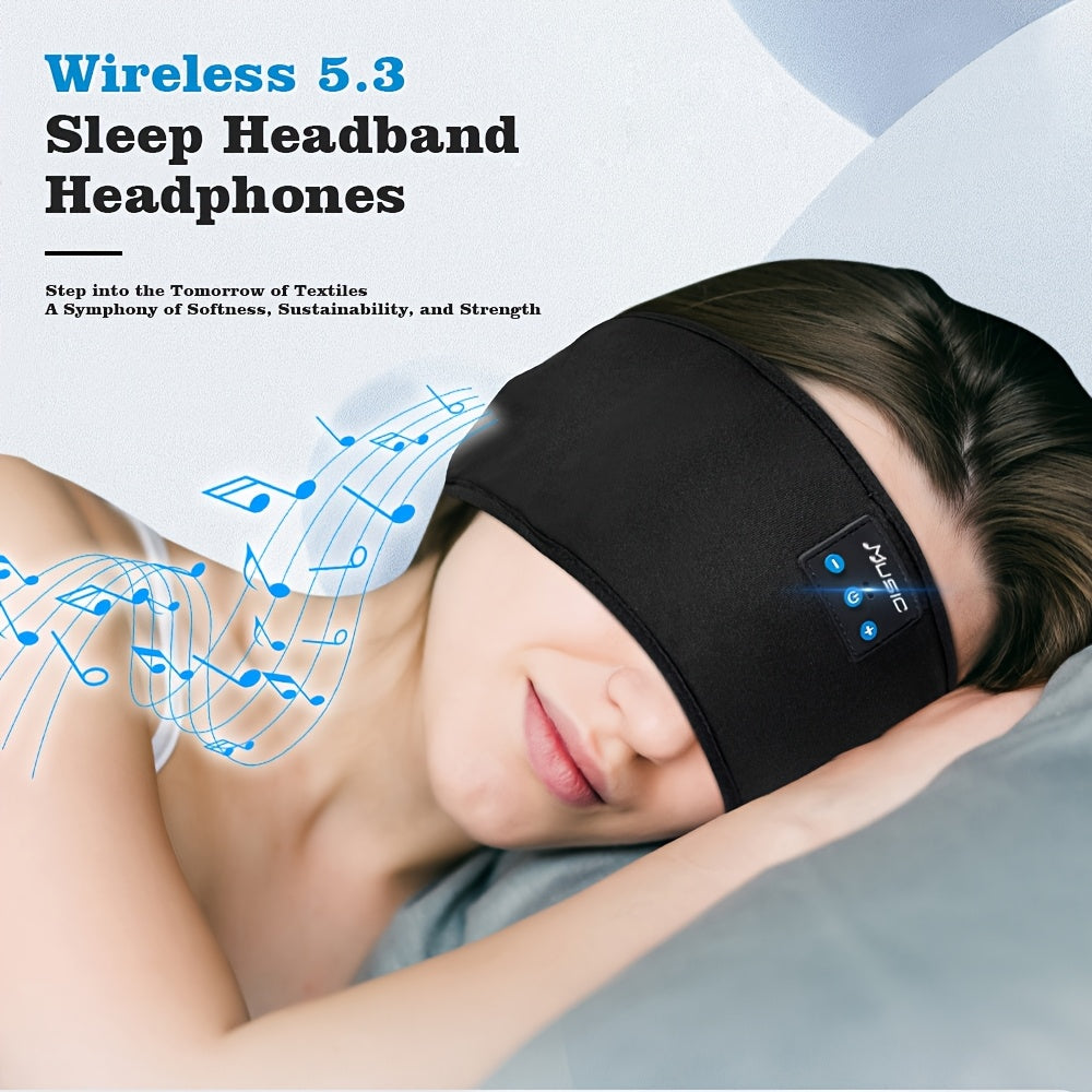 ShadowWave Sleep Audio Headband Speaker beanie – Next Level Wireless Music Mask for Rest, Travel & Training