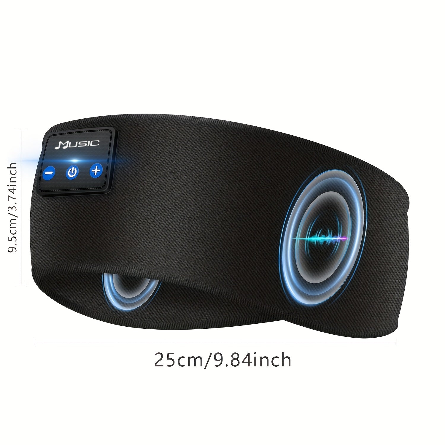 ShadowWave Sleep Audio Headband Speaker beanie – Next Level Wireless Music Mask for Rest, Travel & Training