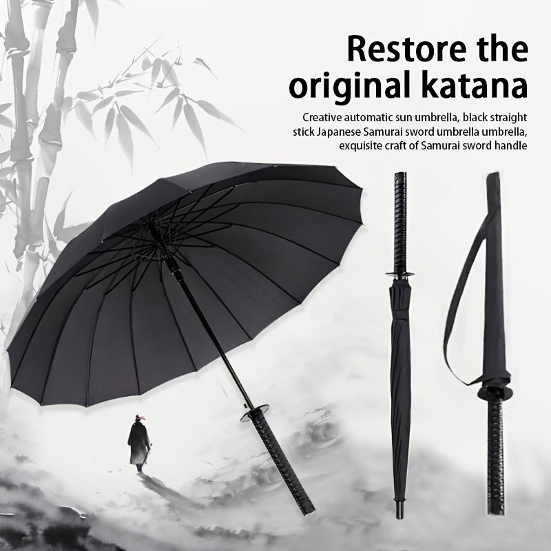 Bone Black Samurai Umbrella – Blade-Shaped Innovation with Tactical Edge Absolutely Fantastic