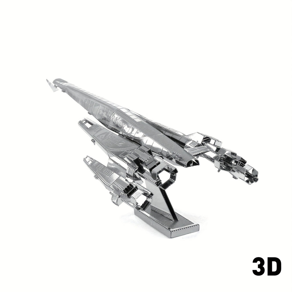 3D Metal Puzzle Sculpture – Stunning Handmade DIY Stainless Steel Model Executive Toys