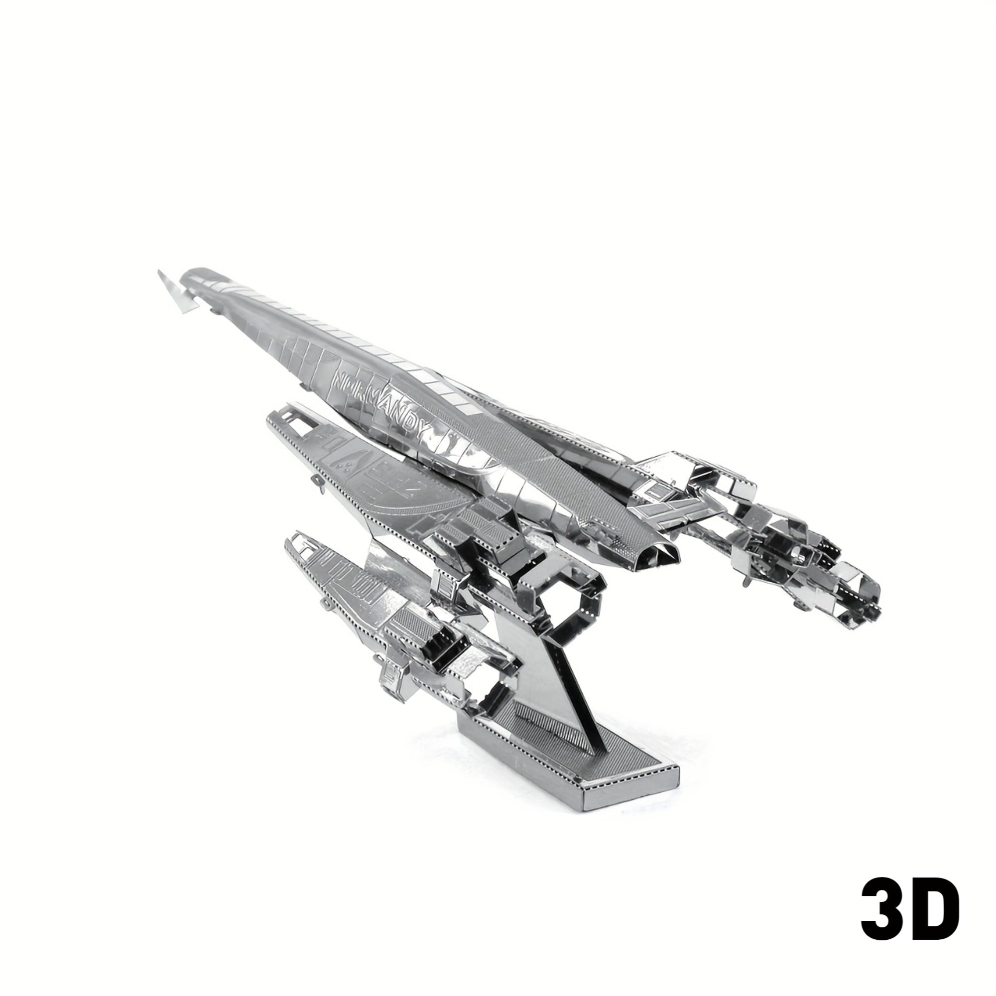 3D Metal Puzzle Sculpture – Stunning Handmade DIY Stainless Steel Model Executive Toys