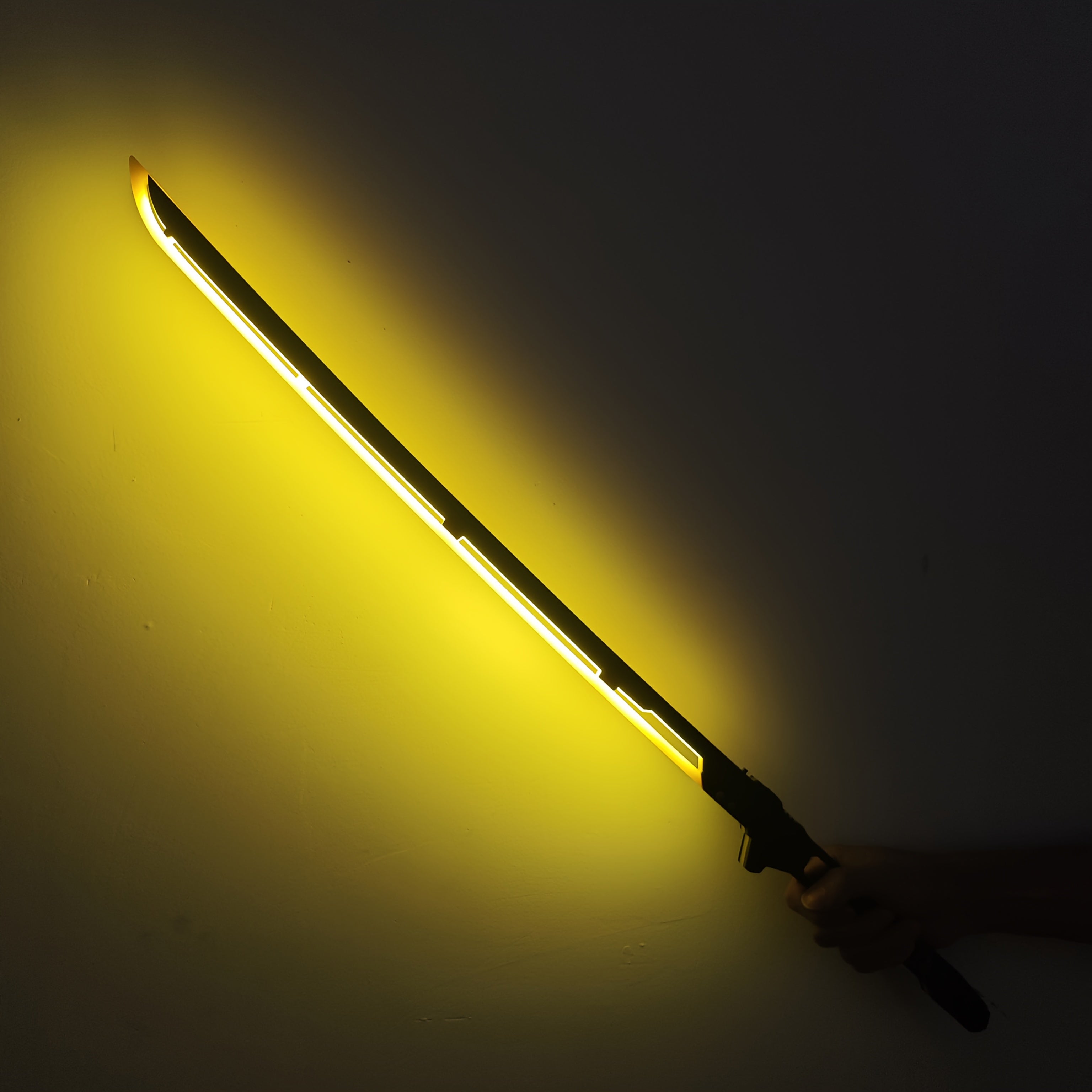 Cyberpunk Illuminated Sword – 80cm / 31.5 Inches LED Acrylic Blade